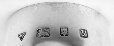  Garrard Co Garrard English Sterling Silver Goblet with Prince of Wales Feathers