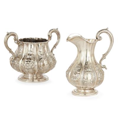  Garrard Co Six piece English silver tea and coffee service