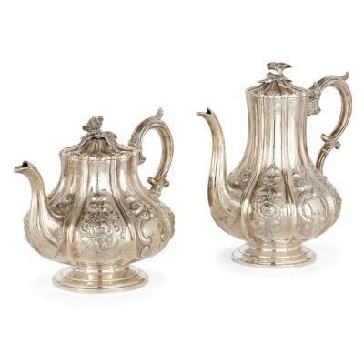  Garrard Co Six piece English silver tea and coffee service