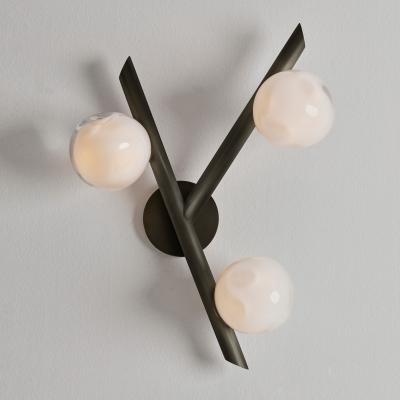  Gaspare Asaro Antares Wall Light Black Bronze Finish