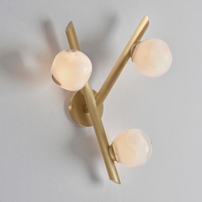  Gaspare Asaro Antares Wall Light Sand White Finish