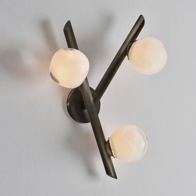 Gaspare Asaro Antares Wall Light Sand White Finish