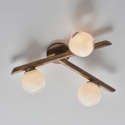  Gaspare Asaro Antares Wall Light Sand White Finish