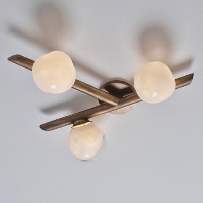  Gaspare Asaro Antares Wall Light Satin Brass Finish