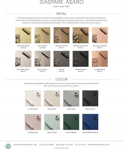  Gaspare Asaro Aria Wall Light