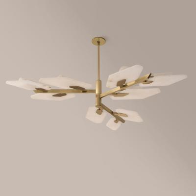  Gaspare Asaro Leaf Ceiling Light Bronze Finish