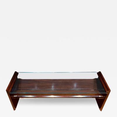  Gavina SpA Rectangular table magazine rack in Rosewood glass