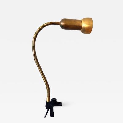  Gebr der Cosack Mid Century Modern Brass Clamp Table Lamp by Gebr der Cosack 1970s