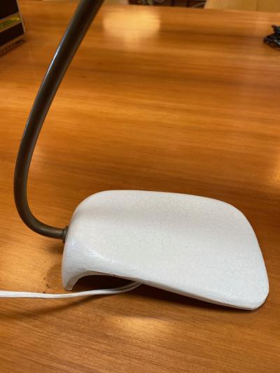  Gebr der Cosack Original modernist 1960s metal Table light made by Cosack Germany 1970s