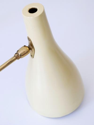  Gebr der Cosack Rare Elegant Mid Century Modern Wall Lamp 9590 28 by Cosack Germany 1950s