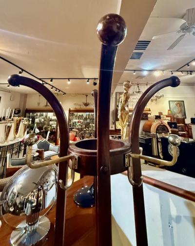  Gebr der Thonet Vienna GmbH Gebr der Thonet Austrian Bentwood Coat and Umbrella Stand circa 1905
