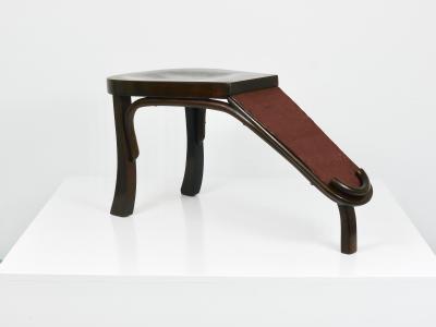  Gebr der Thonet Vienna GmbH Thonet Art Nouveau Bentwood Shoe Shine or Fitting Stool Vienna Austria 1900s