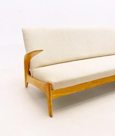  Gelderland 1960s Wooden Sofa by De Ster Gelderland