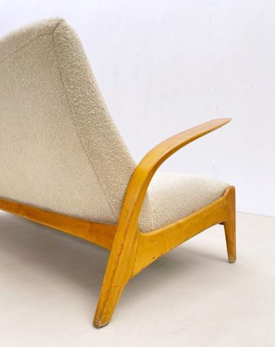  Gelderland 1960s Wooden Sofa by De Ster Gelderland