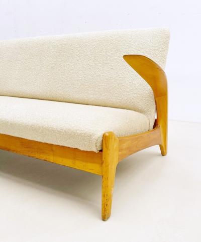  Gelderland 1960s Wooden Sofa by De Ster Gelderland