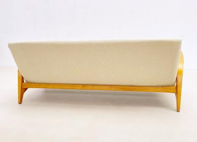  Gelderland 1960s Wooden Sofa by De Ster Gelderland