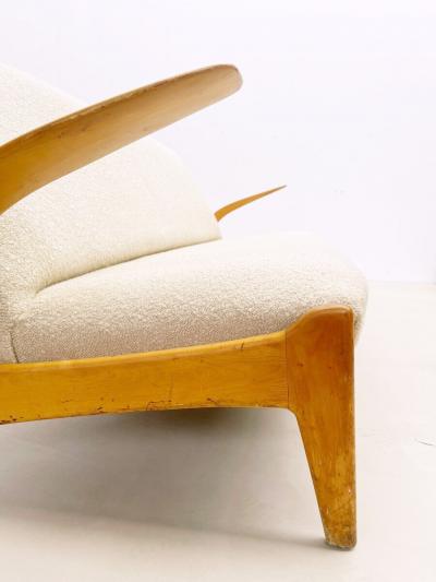  Gelderland 1960s Wooden Sofa by De Ster Gelderland