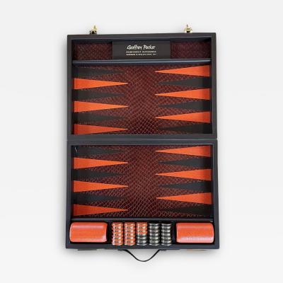  Geoffrey Parker TRAVEL SIZE BACKGAMMON BOARD