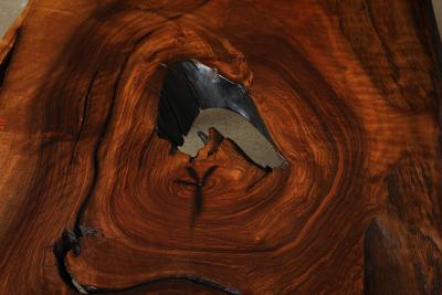  George Nakashima Woodworkers English Walnut Slab Coffee Table by George Nakashima