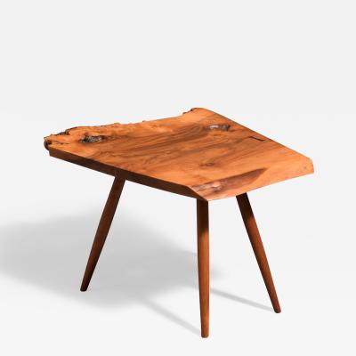  George Nakashima Woodworkers George Nakashima Free Edge Occasional End Table