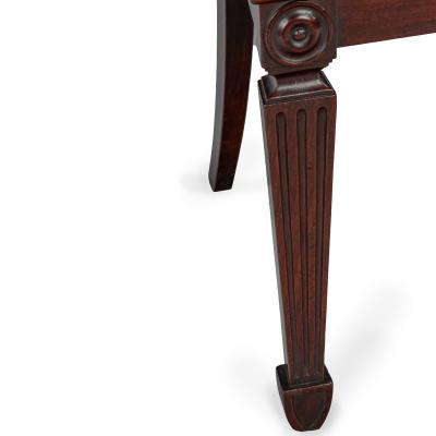  George Seddon Sons A pair of rare Regency mahogany hall chairs from the Bateson family