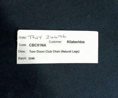  George Smith 2010 George Smith Tom Dixon Club Lounge Chairs a Pair