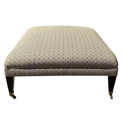  George Smith George Smith Standard Ottoman Bench W Geometric Ulpholstery