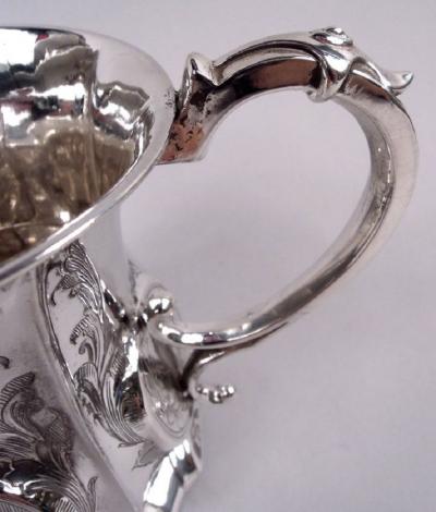  George Unite Antique English Victorian Classical Sterling Silver Baby Cup 1853