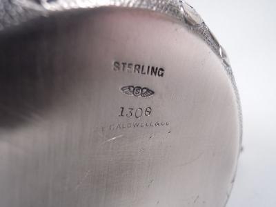  George W Shiebler Co Antique Shiebler Victorian Repousse Sterling Silver Baby Cup