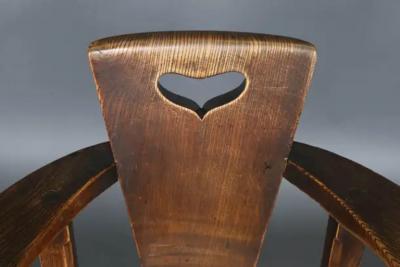  George Walton Antique 19th Century Ash Abingwood Chairs by George Walton