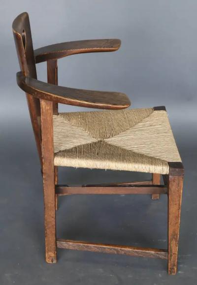  George Walton Antique 19th Century Ash Abingwood Chairs by George Walton