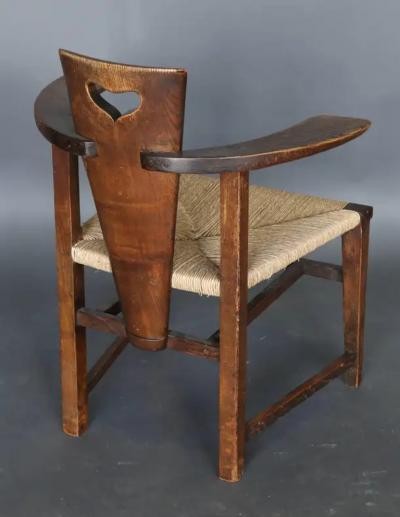  George Walton Antique 19th Century Ash Abingwood Chairs by George Walton