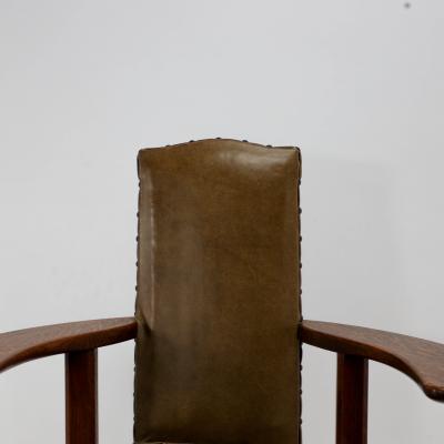  George Walton George Walton An Arts Crafts Glasgow School Oak Abingdon Armchair