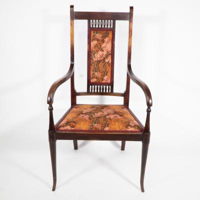  George Walton George Walton for John Rowntrees cafe An Arts and Crafts walnut armchair