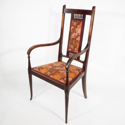  George Walton George Walton for John Rowntrees cafe An Arts and Crafts walnut armchair