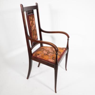  George Walton George Walton for John Rowntrees cafe An Arts and Crafts walnut armchair