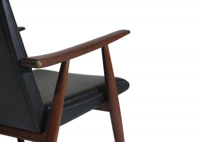  Getama Hans Wegner for Getama High back in Black Leather