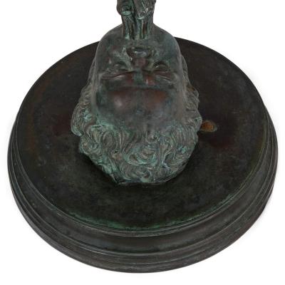  Giambologna Pair of patinated bronze sculptures of Fortuna and Mercury after Giambologna