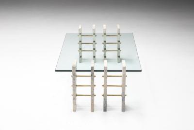  Gianfranco Ferr Home Fitzroy Travertine Coffee Table by Gianfranco Ferr Home Italy 2010s
