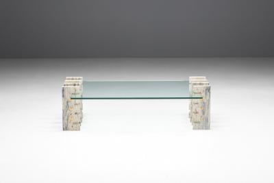 Gianfranco Ferr Home Fitzroy Travertine Coffee Table by Gianfranco Ferr Home Italy 2010s