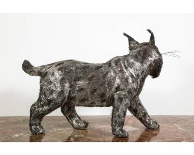  Gianmaria Buccellati Gianmaria Buccellati a Rare and Exceptional Italian Silver Bobcat