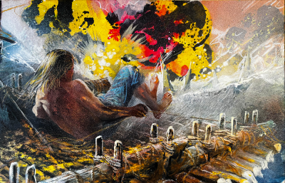 Gianni Renna Journey to the Center of the Earth Illustration 1963