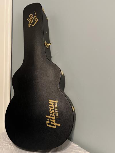  Gibson 1964 GIBSON REISSUE OF JIMMY PAGE GUITAR AUTOGRAPHED BY THE LEGEND HIMSELF