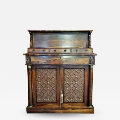  Gillows of Lancaster London 18th Century British Regency Bureau Chiffonier in Manner of Gillows