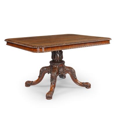  Gillows of Lancaster London A Fine George IV Period Breakfast Table Stamped by Maker Gillows of Lancaster