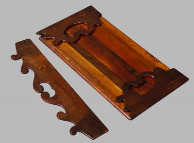  Gillows of Lancaster London A Fine and Rare Pair of Specimen Wood Book Trays Attributed to Gillows