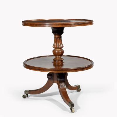  Gillows of Lancaster London A William IV two tier mahogany table attribruted to Gillows
