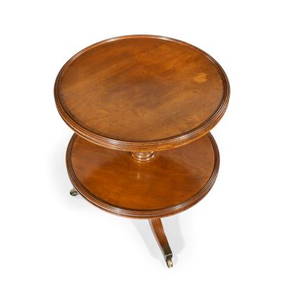  Gillows of Lancaster London A William IV two tier mahogany table attribruted to Gillows