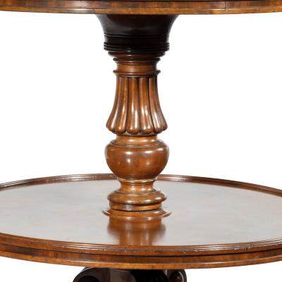  Gillows of Lancaster London A William IV two tier mahogany table attribruted to Gillows