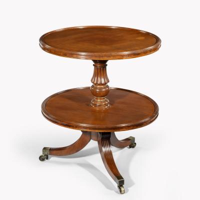  Gillows of Lancaster London A William IV two tier mahogany table attribruted to Gillows